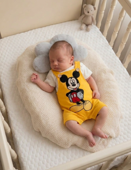 Mickey Sunshine Dungaree Set (Turkey)