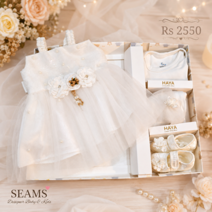 Frock Box Set Princess white Frock